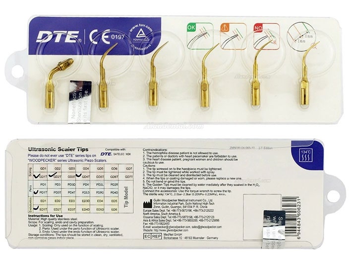 Woodpecker DTE V3 Dental Built in LED Ultrasonic Scaler fit Dental Chair